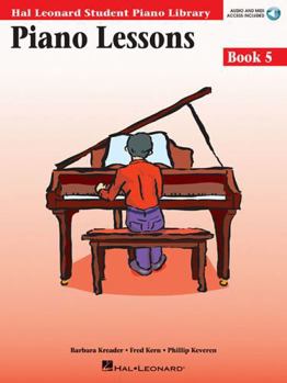 Paperback Piano Lessons Book 5 Book/Online Audio [With CD (Audio)] Book