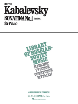 Paperback Sonatina No. 1, Op. 13: Piano Solo Book