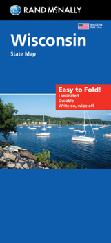 Loose Leaf Rand McNally Easy to Fold: Wisconsin State Laminated Map Book