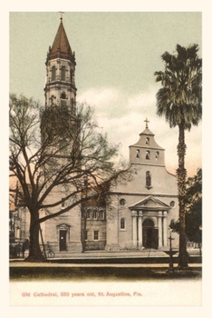 Paperback Vintage Journal Cathedral, St. Augustine, Florida Book