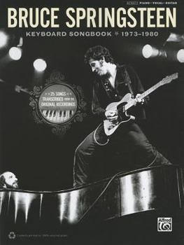 Paperback Bruce Springsteen -- Keyboard Songbook 1973-1980: Piano/Vocal/Guitar Book