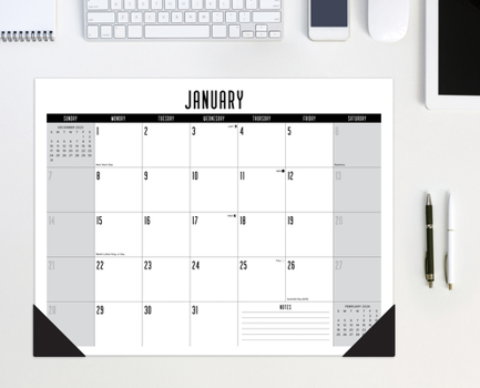 Calendar Basic 2024 22 X 17 Large Monthly Deskpad Book