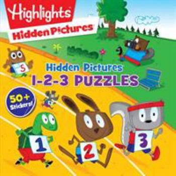Paperback Hidden Pictures 1-2-3 Puzzles Book