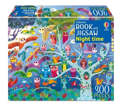 Night Time Book and Jigsaw (Usborne Book and Jigsaw) - Book  of the Usborne Book and Jigsaw