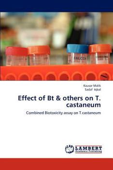 Paperback Effect of Bt & others on T. castaneum Book