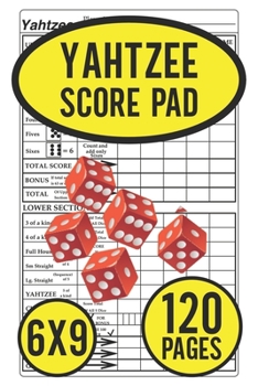 Paperback Yahtzee Score Pad: Score Pads For Yahtzee Game Book