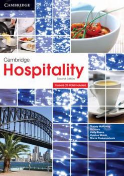 Paperback Cambridge Hospitality with Student CD-ROM [With CDROM] Book