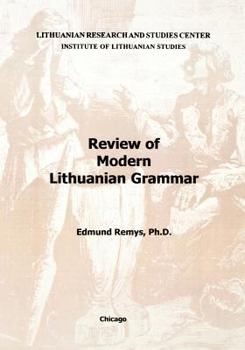 Hardcover Review of Modern Lithuanian Grammar Book