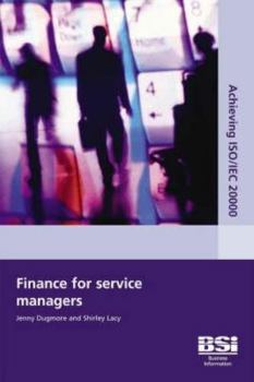 Paperback Finance for Service Managers Book