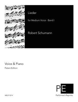 Paperback Lieder: for Medium Voice - Band 1 [German] Book