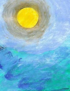 Paperback Sunshine Painting Notebook: 8.5 X 11 202 College Ruled Pages Book
