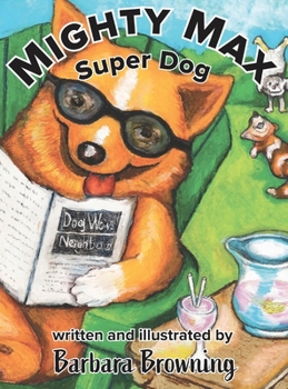 Hardcover Mighty Max Super Dog Book