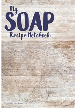 Paperback Soap Recipe Notebook Book