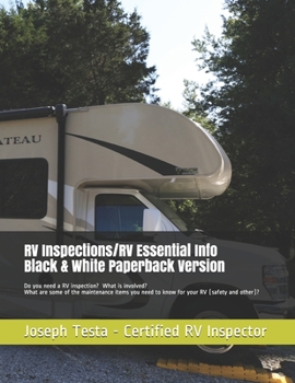 Paperback RV Inspections/RV Essential Info Book