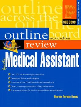 Paperback Pearson Health Outline Review for the Medical Assistant [With CDROM] Book