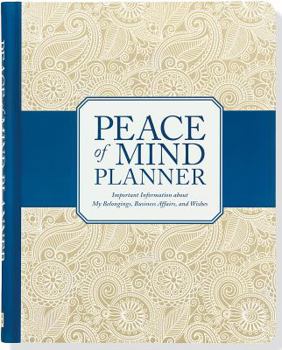 Spiral-bound Peace of Mind Organizer Book