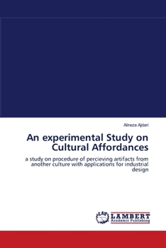 Paperback An experimental Study on Cultural Affordances Book