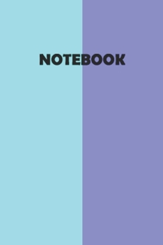 NoteBook : Just A 120 Lined Pages No Content Flashy Colored Matte Covered Book.