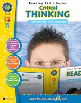 Paperback Critical Thinking, Grades 5-8 Book