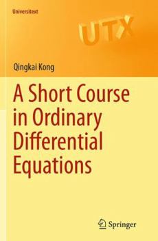 Paperback A Short Course in Ordinary Differential Equations Book