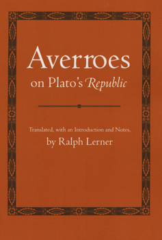 Paperback Averroes on Plato's Republic Book