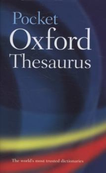 Hardcover Pocket Oxford Thesaurus Book