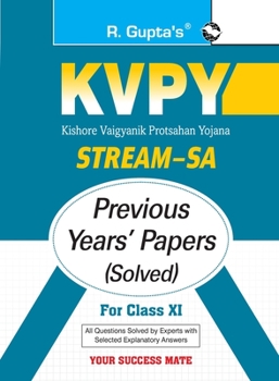Kvpy: Stream-SA Examination for Class XI Previous Years' Papers