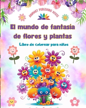 El mundo de fantasía de flores y plantas - Libro de colorear para niños - Las criaturas más adorables de la naturaleza: Colección de creativas y ... de la naturaleza para niños