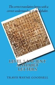 Paperback Level 1 Ancient Alphabet Letters Book