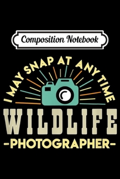 Paperback Composition Notebook: Nature Photographer Animal Photographs Wildlife Photography Journal/Notebook Blank Lined Ruled 6x9 100 Pages Book