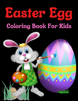 Paperback Easter Egg Coloring Book For Kids: Big Easter Coloring Book with More Than 50 Unique Designs to Color! Book