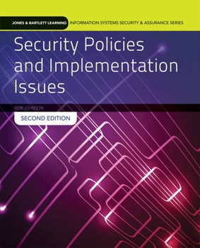Paperback Security Policies and Implementation Issues Book