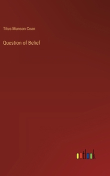 Hardcover Question of Belief Book