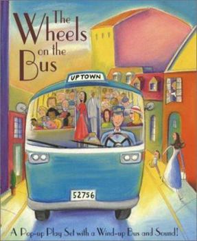 Paperback Wheels on the Bus Playset [With Wind-Up Bus, Tracks and Sound Chip] Book