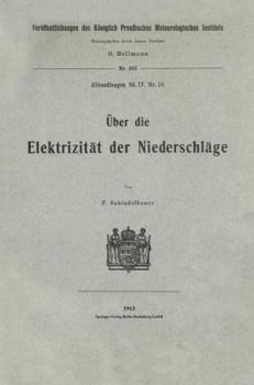 Paperback Über Die Elektrizität Der Niederschläge [German] Book