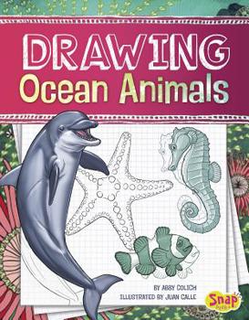 Hardcover Drawing Ocean Animals Book