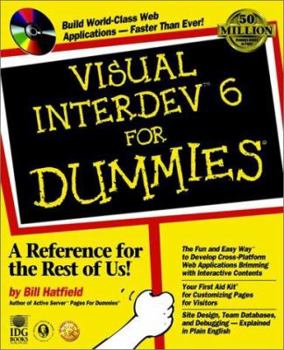 Paperback Visual InterDev 6 for Dummies [With Complete Internet Auction Application...] Book