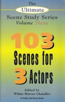Paperback 103 Short Scenes for Three Actors Book