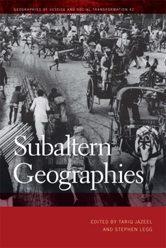 Paperback Subaltern Geographies Book