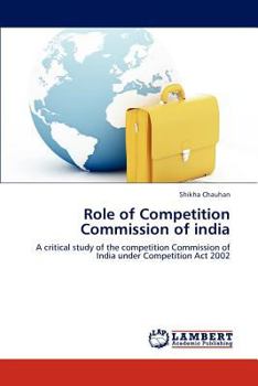 Paperback Role of Competition Commission of india Book