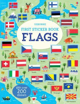 Paperback First Sticker Book Flags (First Sticker Books) Book