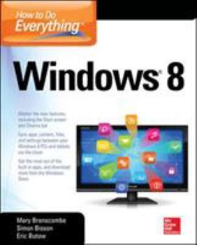 Paperback How to Do Everything: Windows 8 Book