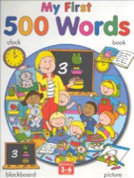 Hardcover My First 500 Words Book