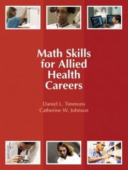 Paperback Math Skills for Allied Health Careers Book