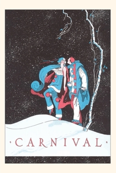 Paperback Vintage Journal Carnival Clowns in Universe Book