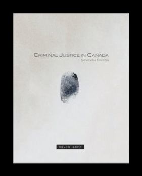 Paperback Criminal Justice In Canada Book