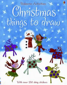 Paperback Christmas Things to Draw (Usborne Activities) Book
