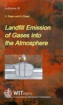 Hardcover Landfill Emission of Gases into the Atmosphere Book