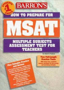 Paperback How to Prepare for the Multiple Subjects Assessment for Teachers Book