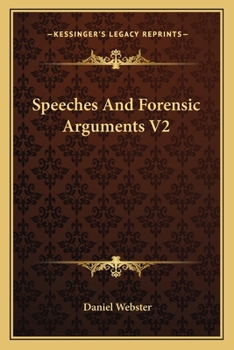 Paperback Speeches and Forensic Arguments V2 Book